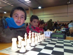Torneo de ajedrez Comunidad de Madrid. Club Blanco y Negro, Nacho, jugador de SFO.