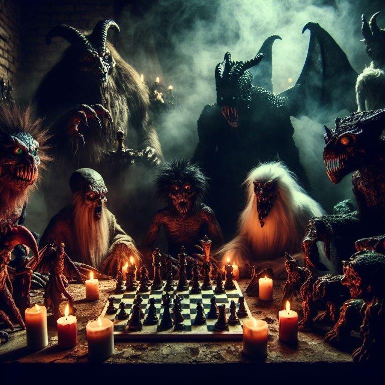 No te asustes por el nivel de juego en nuestros torneos de ajedrez amistosos. Club de ajedrez blanco y negro