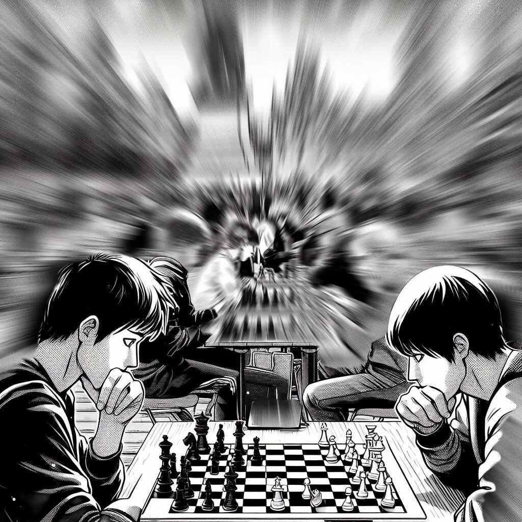 torneos de ajedrez en colegios, club de ajedrez blanco y negro